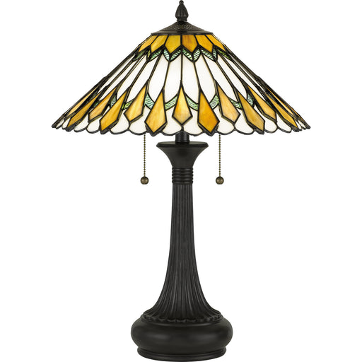 Quoizel TF5211TVB Maddow Two Light Table Lamp, Vintage Bronze Main Image.jpg