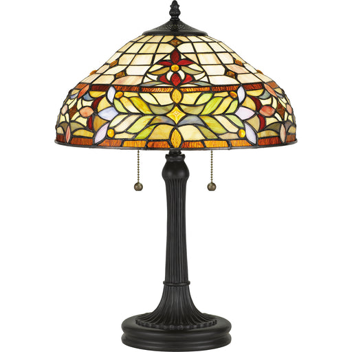 Quoizel TF5215TVB Quinn Two Light Table Lamp, Vintage Bronze Main Image.jpg