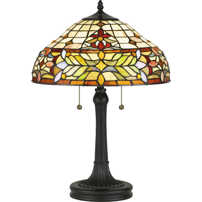 Quoizel TF5215TVB Quinn Two Light Table Lamp, Vintage Bronze Main Image.jpg