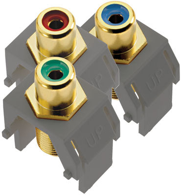 adorne ACRGBRCAFM1 Component Video RCA To F Kit, Magnesium Main Image.jpg