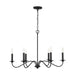 Capital Lighting 437262BI Vincent Six Light Chandelier, Black Iron Main Image.jpg