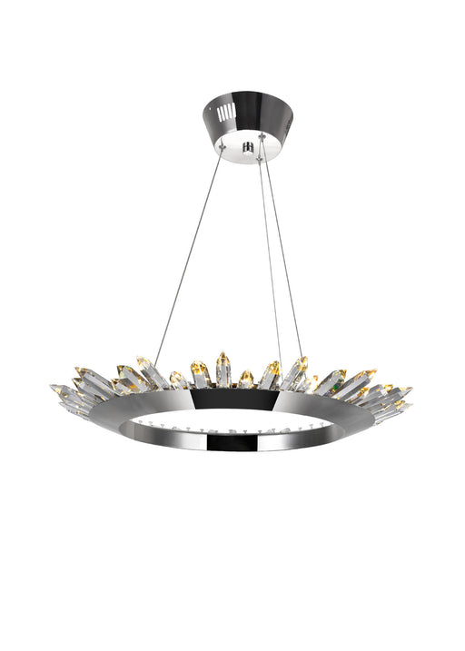 CWI Lighting 1108P24-613 Arctic Queen LED Chandelier, Polished Nickel Main Image.jpg