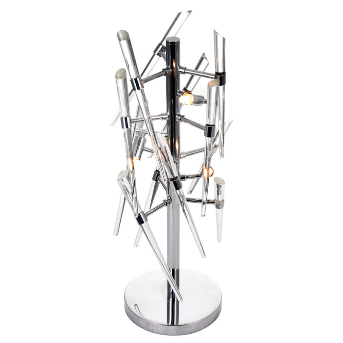 CWI Lighting 1154T25-3-601 Icicle Three Light Table Lamp, Chrome Alternate Image 2.jpg