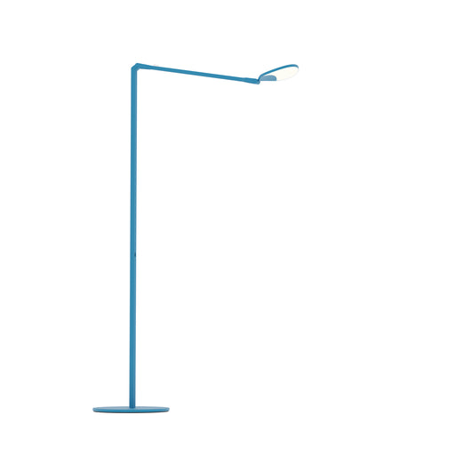 Koncept SPY-W-MPB-USB-FLR Splitty LED Floor Lamp, Matte Pacific Blue Main Image.jpg