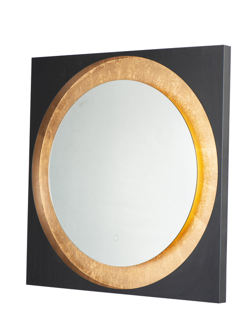 ET2 E42040-GLBK Floating LED Mirror, Gold Leaf / Black Main Image.jpg