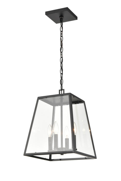 Millennium 8014-PBK Grant Four Light Outdoor Lantern, Powder Coat Black Main Image.jpg