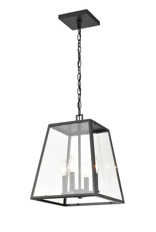 Millennium 8014-PBK Grant Four Light Outdoor Lantern, Powder Coat Black Main Image.jpg