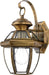 Quoizel NY8315A Newbury One Light Outdoor Wall Lantern, Antique Brass Main Image.jpg