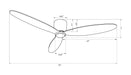 Lucci Air 21288401 Radar 52" Ceiling Fan, Black Alternate Image 4.jpg