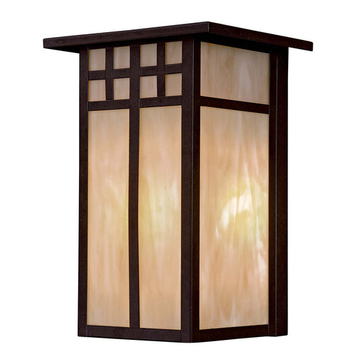 Minka-Lavery 8602-A179 Scottsdale Ii One Light Outdoor Wall Mount, Textured French Bronze Main Image.jpg