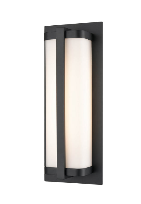 Millennium 8091-PBK Amster LED Outdoor Wall Mount, Powder coated Black Main Image.jpg