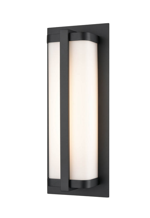 Millennium 8091-PBK Amster LED Outdoor Wall Mount, Powder coated Black Main Image.jpg