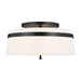 Visual Comfort Studio AF1153AI Cordtlandt Three Light Semi-Flush Mount, Aged Iron Main Image.jpg