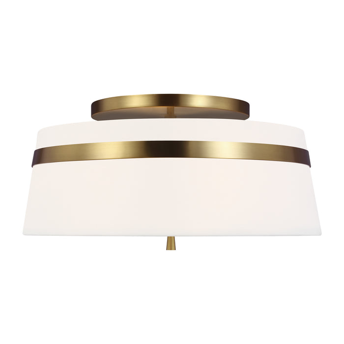 Visual Comfort Studio AF1153BBS Cordtlandt Three Light Semi-Flush Mount, Burnished Brass Main Image.jpg