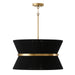 Capital Lighting 341281KP Cecilia Eight Light Pendant, Black Rope and Patinaed Brass Main Image.jpg