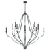 Capital Lighting 441601BI Bentley 12 Light Chandelier, Black Iron Main Image.jpg