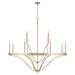 Capital Lighting 443101WG Isabella 12 Light Chandelier, Winter Gold Main Image.jpg