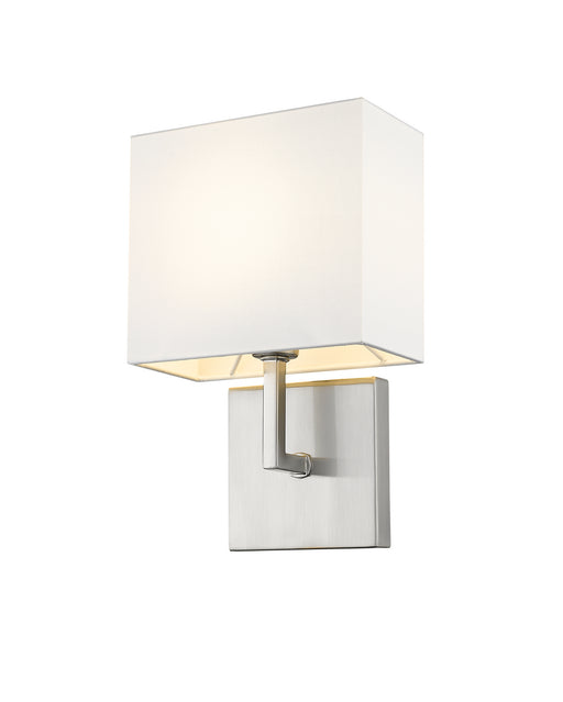 Z-Lite 815-1S-BN Saxon One Light Wall Sconce, Brushed Nickel Main Image.jpg