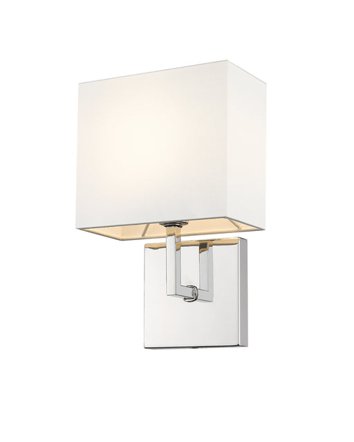 Z-Lite 815-1S-PN Saxon One Light Wall Sconce, Polished Nickel Main Image.jpg