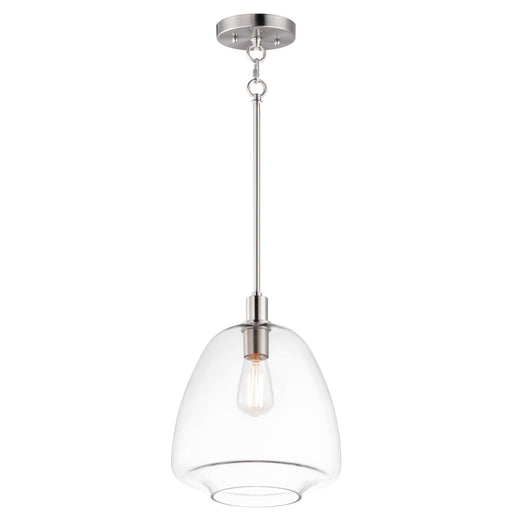 Maxim 11116CLSN Babylon One Light Pendant, Satin Nickel Main Image.jpg