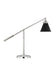 Visual Comfort Studio CT1091MBKPN1 Wellfleet One Light Desk Lamp, Midnight Black and Polished Nickel Main Image.jpg