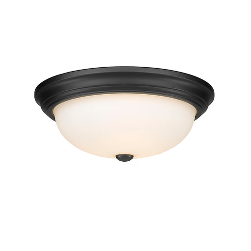 Millennium 4905-MB Three Light Flushmount, Matte Black Main Image.jpg