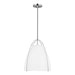 Visual Comfort Studio 6651801EN3-05 Norman One Light Pendant, Chrome Main Image.jpg