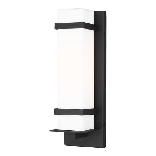 Generation Lighting 8520701EN3-12 Alban One Light Outdoor Wall Lantern, Black Main Image.jpg