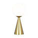Visual Comfort Studio AET1021BBS1 Galassia One Light Table Lamp, Burnished Brass Main Image.jpg