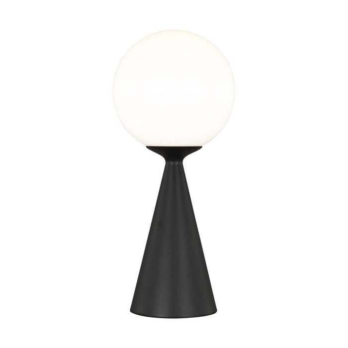 Visual Comfort Studio AET1021MBK1 Galassia One Light Table Lamp, Midnight Black Main Image.jpg