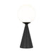 Visual Comfort Studio AET1021MBK1 Galassia One Light Table Lamp, Midnight Black Main Image.jpg