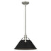 Quoizel QPP5343AN Jessup One Light Mini Pendant, Antique Nickel Main Image.jpg
