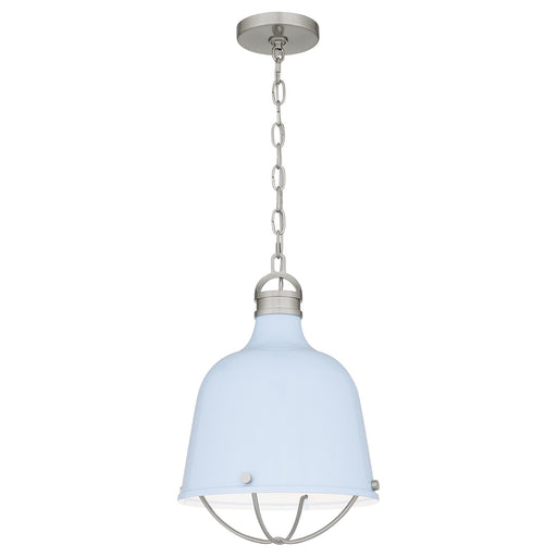 Quoizel QPP5345BN Adlington One Light Mini Pendant, Brushed Nickel Main Image.jpg