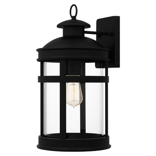 Quoizel SCO8409MBK Scout One Light Outdoor Wall Mount, Matte Black Main Image.jpg