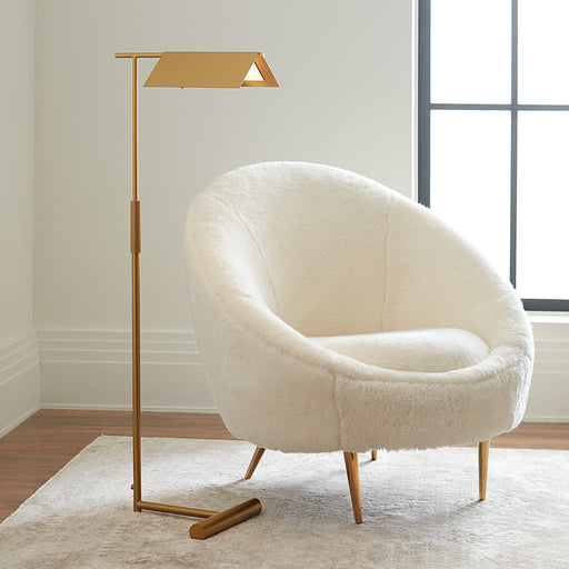 Visual Comfort Studio CT1231BBS1 Foles One Light Floor Lamp, Burnished Brass Alternate Image.jpg