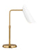 Visual Comfort Studio AET1011BBSMWT1 Tresa One Light Table Lamp, Matte White and Burnished Brass Main Image.jpg