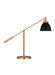 Visual Comfort Studio CT1101MBKBBS1 Wellfleet One Light Desk Lamp, Midnight Black and Burnished Brass Main Image.jpg