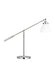 Visual Comfort Studio CT1101MWTPN1 Wellfleet One Light Desk Lamp, Matte White and Polished Nickel Main Image.jpg