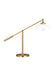 Visual Comfort Studio CT1111MWTBBS1 Wellfleet One Light Desk Lamp, Matte White and Burnished Brass Main Image.jpg