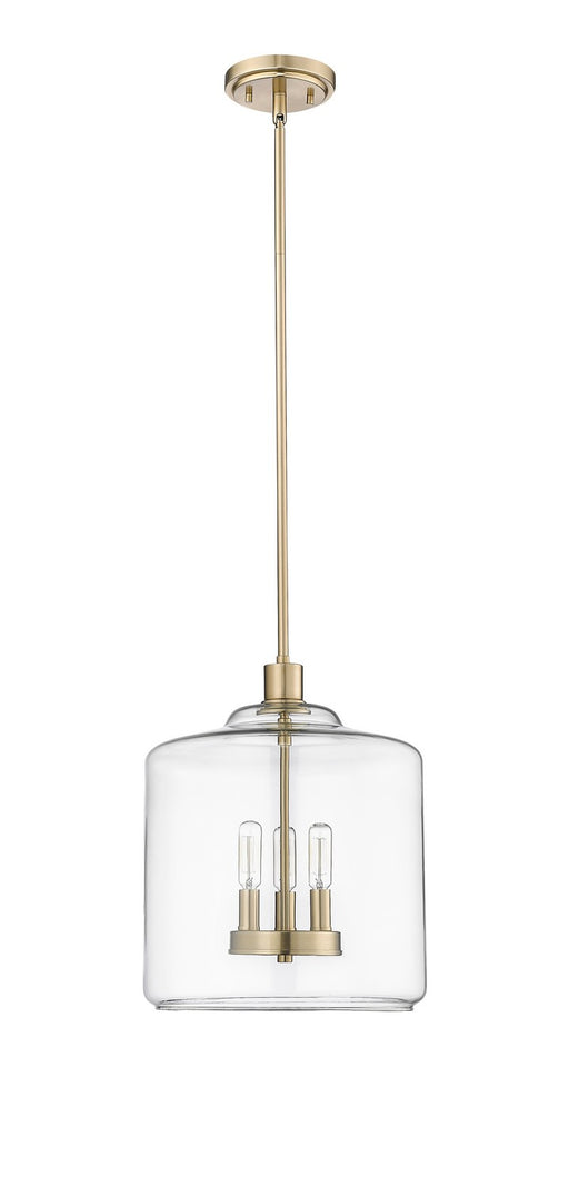 Millennium 46933-MG Asheville Three Light Pendant, Modern Gold Main Image.jpg