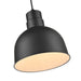 Millennium LEDRDBC10-SB R Series LED Cord Hung Deep Bowl Shade, Satin Black Main Image.jpg