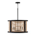 Capital Lighting 344061FK Rico Four Light Pendant, Flat Black Main Image.jpg
