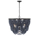 Shoppers Lighting SH100101NBLORB Ellie Five Light Chandelier, Navy Blue with Oil Rubbed Bronze Main Image.jpg