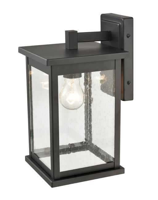 Millennium 4111-PBK Bowton One Light Outdoor Hanging Lantern, Powder Coat Black Main Image.jpg