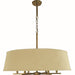 Framburg L1198 AB Stowe Six Light Chandelier, Antique Brass Main Image.jpg