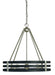 Framburg L1123 SP/MBLACK Luxe Eight Light Chandelier, Satin Pewter/Matte Black Main Image.jpg