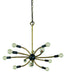 Framburg L1072 AB/MBLACK Comet 12 Light Chandelier, Antique Brass with Matte Black Accents Main Image.jpg