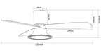 Lucci Air 21066201 Flusso 52" Ceiling Fan, Black Alternate Image 4.jpg