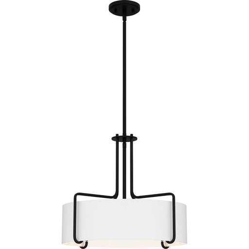 Quoizel QP5596MBK Quoizel Pendant Four Light Pendant, Matte Black Main Image.jpg
