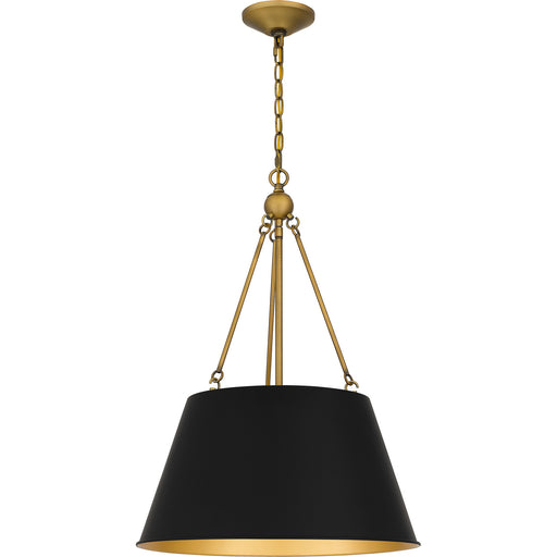 Quoizel QP5597MBK Quoizel Pendant Four Light Pendant, Matte Black Main Image.jpg
